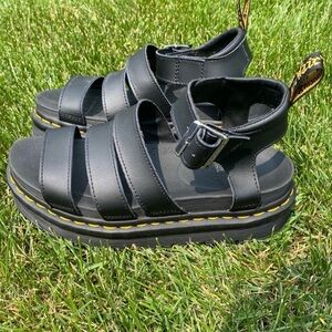 Dr. Martens Black Kids Sandals